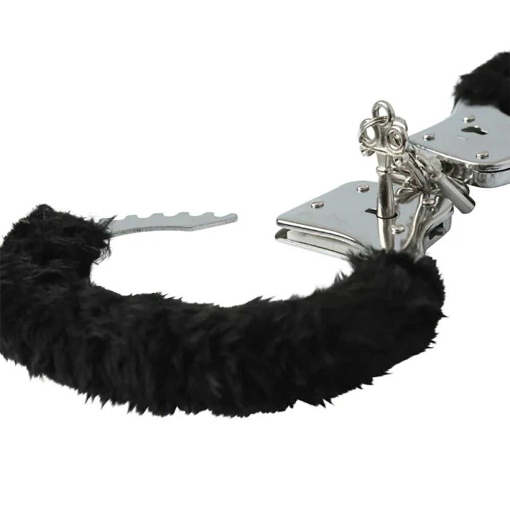 Sex & Mischief Furry Handcuffs - Soft Faux Fur Cuffs Restraints