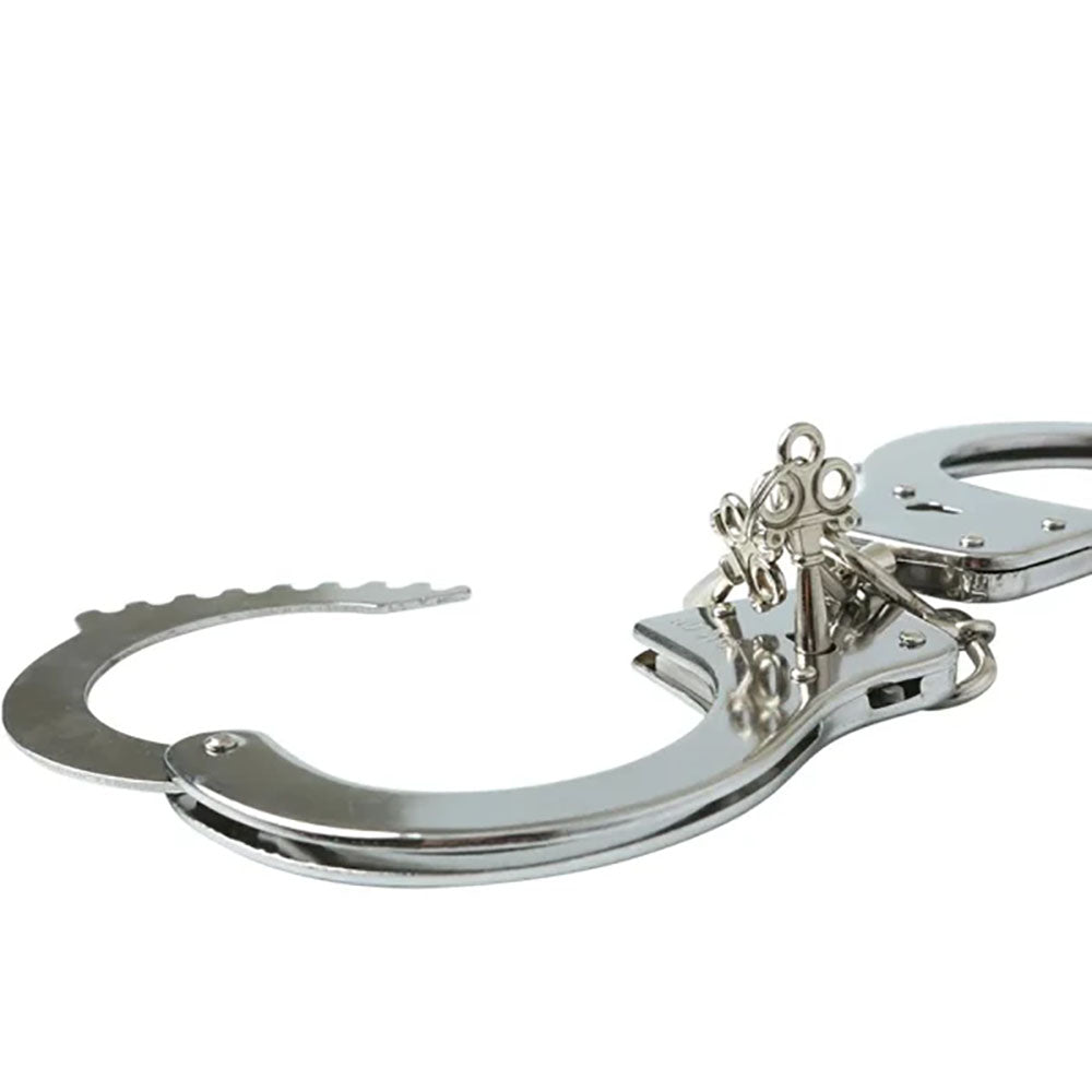 Sex and Mischief Metal Handcuffs – Sturdy Standard-Style Bondage Restraints > Bondage Gear > Handcuffs