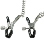 Sex and Mischief Chained Nipple Clamps – Adjustable Rubber-Tipped Nipple Clamps > Sex Toys > Nipple Clamps