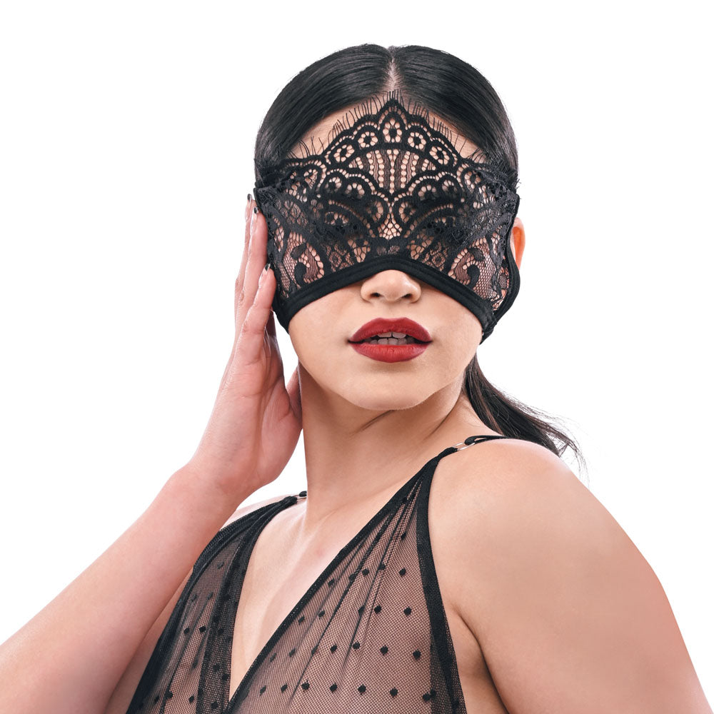 Sportsheets S&M Veiled Vision Lace Blindfold