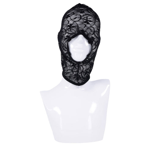 Lace Hush Hood Sheer Erotic Mask for Adult Intimate Play > Bondage Gear > Masks