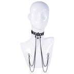 Lace Collar Choker with Adjustable Nipple Ties > Clothes > Body Jewellery (Non Piercing)