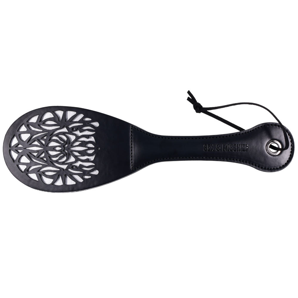 Lace Spanker Paddle 13 Inch PU Leather Bondage Toy Adult > Bondage Gear > Paddles