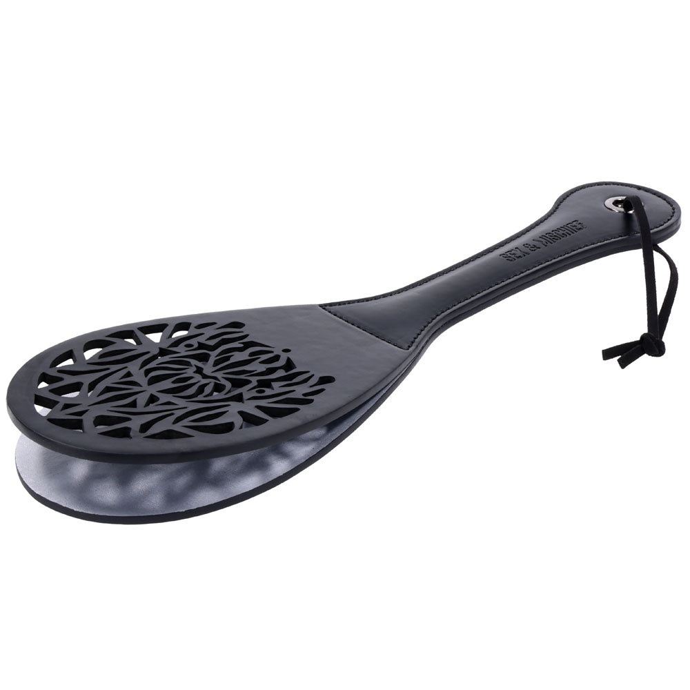 Lace Spanker Paddle 13 Inch PU Leather Bondage Toy Adult > Bondage Gear > Paddles
