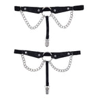Sportsheets Chain Lace Garters Adjustable Fit Adult Accessory > Clothes > Lingerie Sets