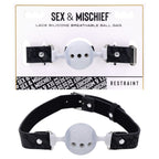 Lace Silicone Breathable Ball Gag – Soft Silicone Mouthpiece with Breathable Design Bondage Accessory > Bondage Gear > Gags and Bits