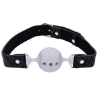 Lace Silicone Breathable Ball Gag – Soft Silicone Mouthpiece with Breathable Design Bondage Accessory > Bondage Gear > Gags and Bits