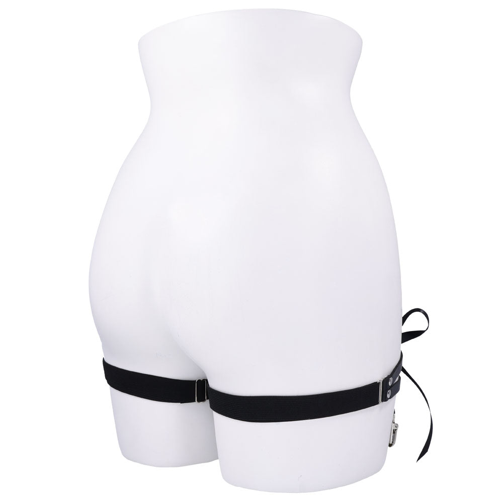 Laced Up Adjustable Garters for Thighs 18 to 26 Inches > Clothes > Hosiery