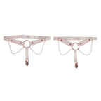 Peaches N Creame Pearl Garters (Peach) – Elegant Garters > Clothes > Hosiery > Garterbelt Sets