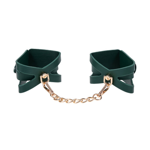 Indica Cutout Cuffs (Green) – Luxury Collar > Bondage Gear > Collars & Leashes
