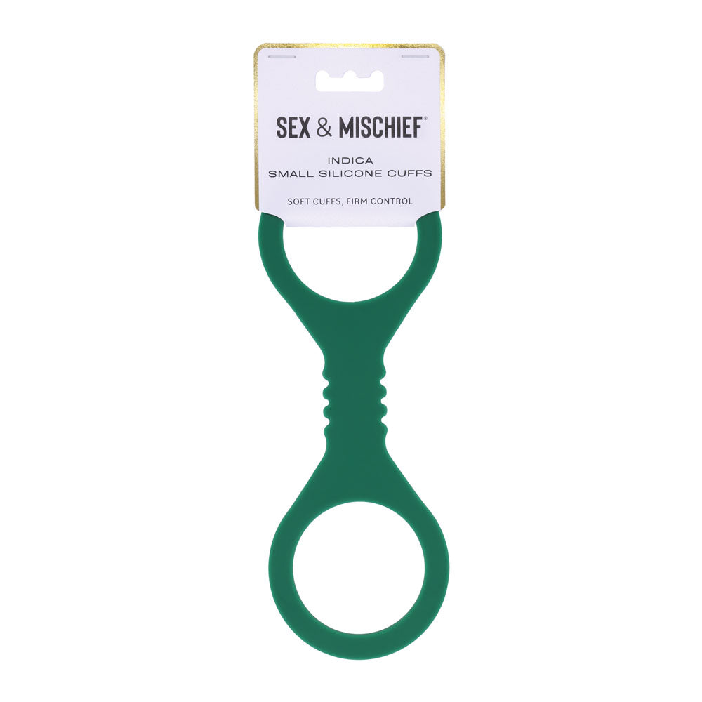 Sex & Mischief Indica (Lush Green) – Small Silicone Restraints Green > Bondage Gear > Restraints