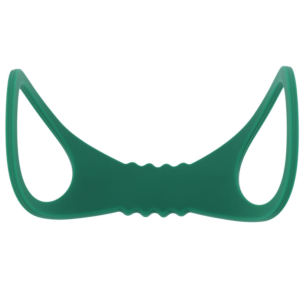 Sex & Mischief Indica Large Silicone Cuffs (Green) – Lightweight Flexible Large Restraints > Bondage Gear > Restraints