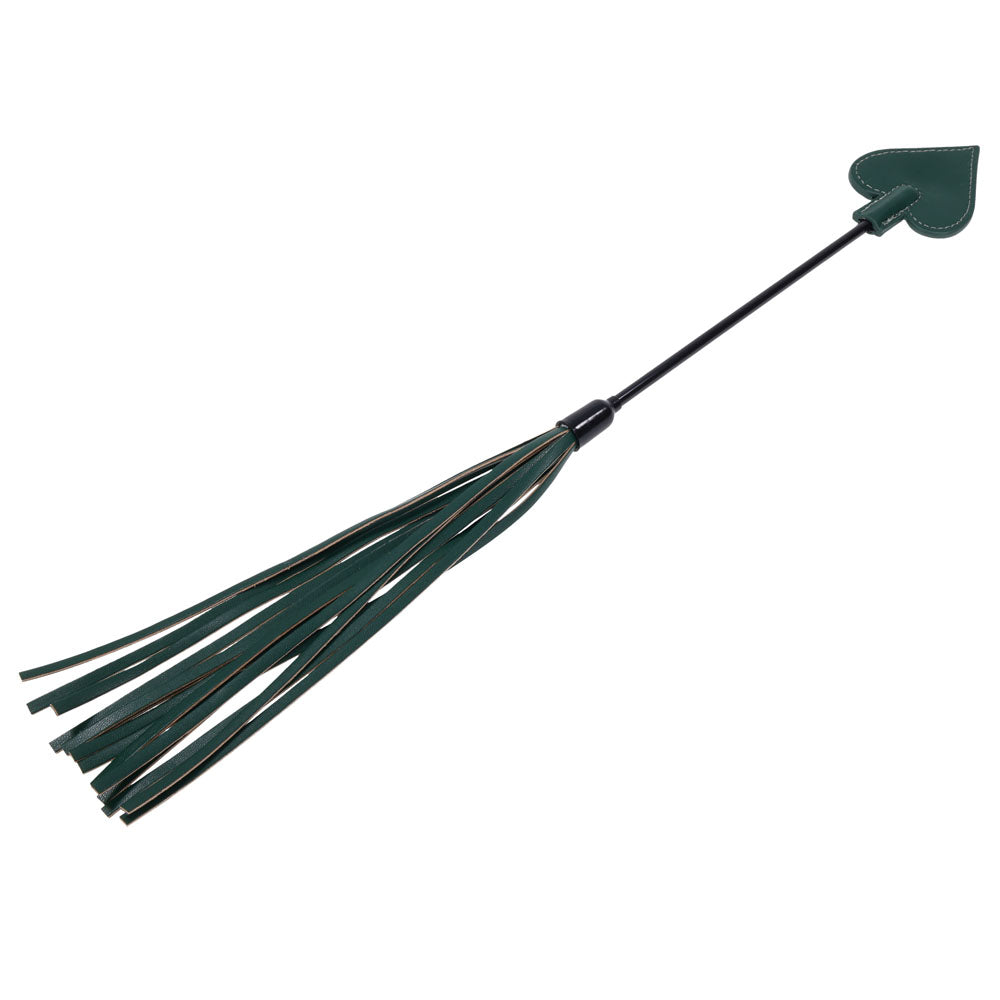 Indica Dual Impact Crop (Green) – Versatile Impact Toy > Bondage Gear > Crops