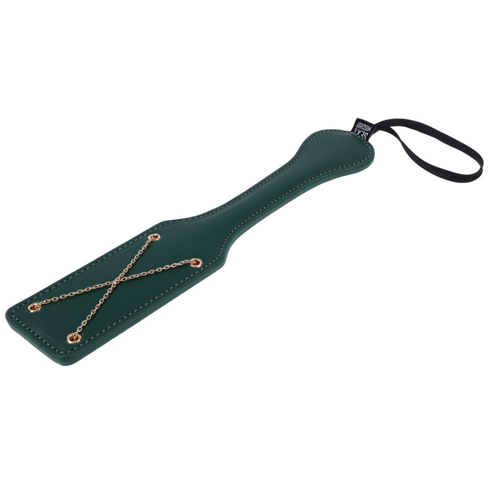 Indica Chain Impressions Paddle (Green) – Luxury Paddle > Bondage Gear > Paddles