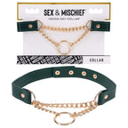 Indica Day Collar (Green) – Adjustable Faux Leather Collar > Bondage Gear > Collars & Leashes