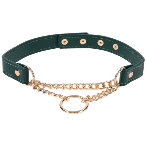 Indica Day Collar (Green) – Adjustable Faux Leather Collar > Bondage Gear > Collars & Leashes