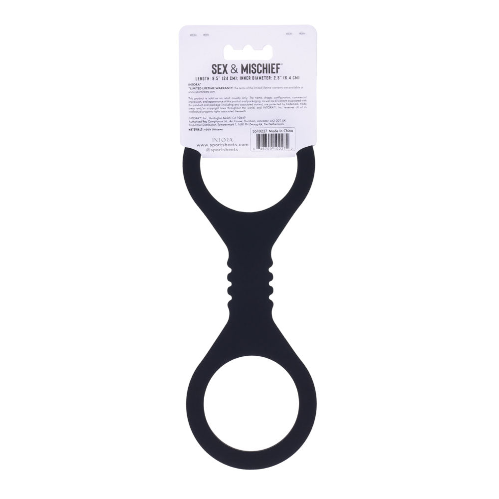 Sex & Mischief Shadow Small Silicone Cuffs – Small Restraints > Bondage Gear > Restraints
