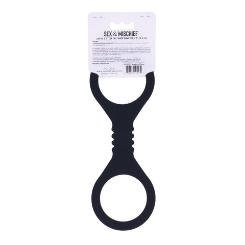 Sex & Mischief Shadow Small Silicone Cuffs – Small Restraints > Bondage Gear > Restraints