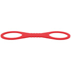 Sex & Mischief Amor Large Silicone Cuffs (Red) – Large Flexible Silicone Restraints > Bondage Gear > Restraints