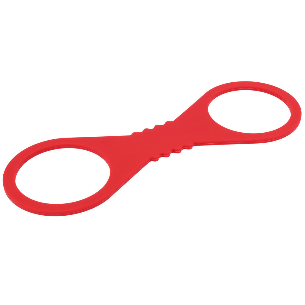 Sex & Mischief Amor Large Silicone Cuffs (Red) – Large Flexible Silicone Restraints > Bondage Gear > Restraints