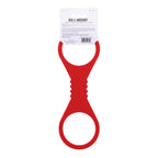 Sex & Mischief Amor Large Silicone Cuffs (Red) – Large Flexible Silicone Restraints > Bondage Gear > Restraints