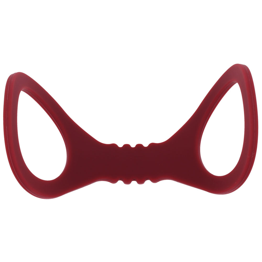 Sex & Mischief Enchanted Small Silicone Cuffs (Burgundy) – Small Silicone Restraints > Bondage Gear > Restraints