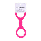 Sex & Mischief Small Hot Pink Silicone Cuffs – Small Restraints Pink > Bondage Gear > Restraints