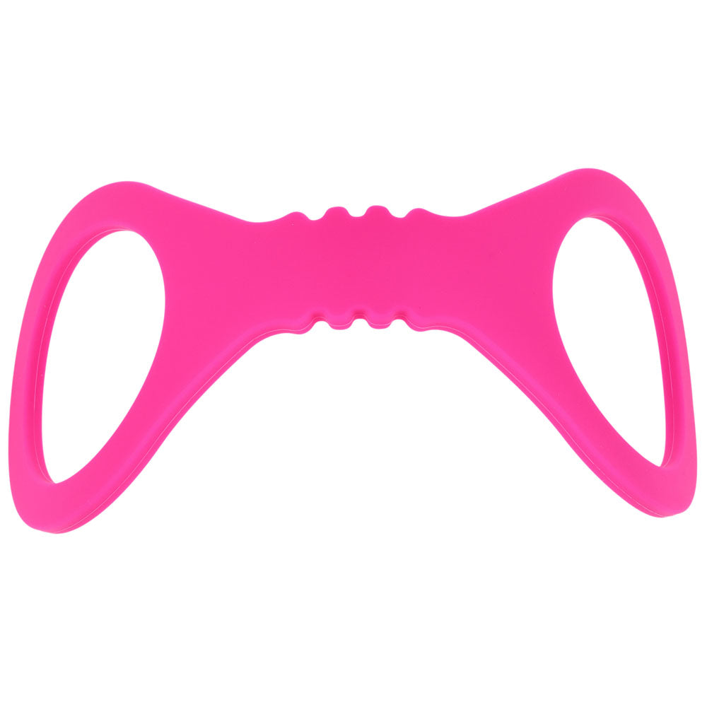 Sex & Mischief Small Hot Pink Silicone Cuffs – Small Restraints Secondary image