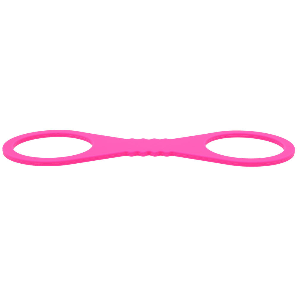 Sex & Mischief Large Hot Pink Silicone Cuffs – Large Restraints > Bondage Gear > Restraints Main image