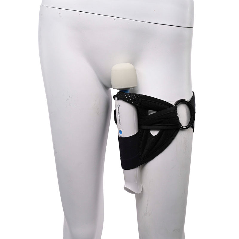 Pivot 2 in 1 Forced O Strap Thigh Harness for Massagers with Anti-Slip Textured Fabric and Versatile Play Options BONDAGE-TOYS