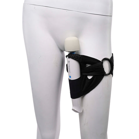 Pivot 2 in 1 Forced O Strap Thigh Harness for Massagers with Anti-Slip Textured Fabric and Versatile Play Options BONDAGE-TOYS