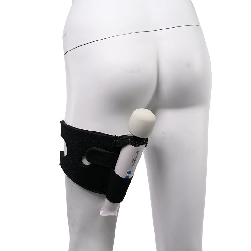 Pivot 2 in 1 Forced O Strap Thigh Harness for Massagers with Anti-Slip Textured Fabric and Versatile Play Options BONDAGE-TOYS