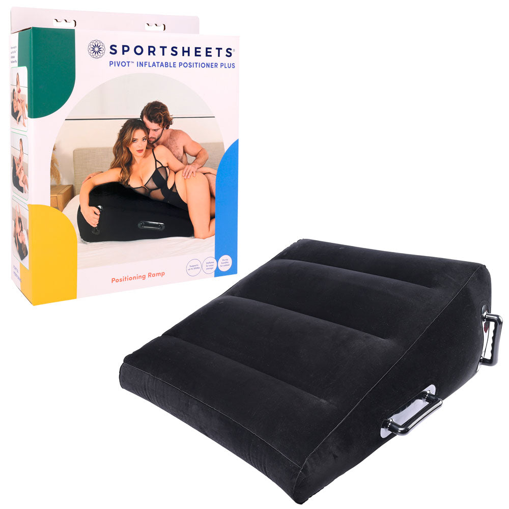 Pivot Inflatable Positioner Plus XL – Inflatable Position Cushion Black > Sex Toys > Sex Positioners