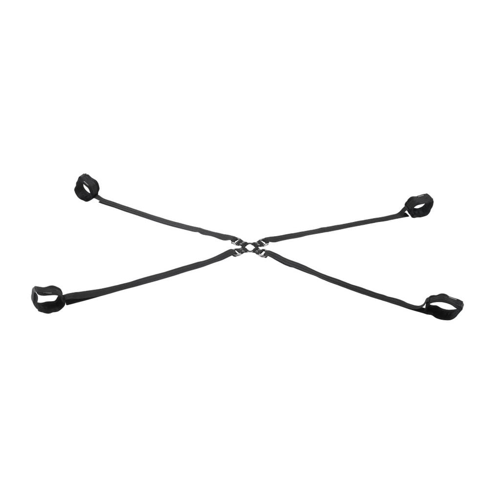 Sportsheets Velvet Noir Adjustable Hog Tie and Cuff Restraints Set with Soft Cuffs > Bondage Gear > Restraints