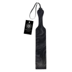 Sportsheets Velvet Noir Loop Paddle 42 cm Impact Toy with Vegan Leather and Wrist Loop Black Marbled Design > Bondage Gear > Paddles