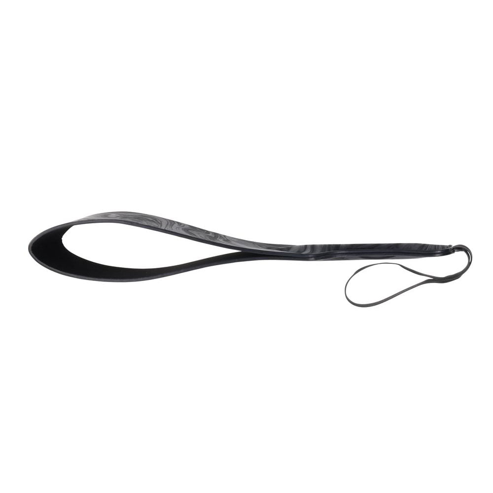 Sportsheets Velvet Noir Loop Paddle 42 cm Impact Toy with Vegan Leather and Wrist Loop Black Marbled Design Whips & Paddles