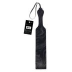 Sportsheets Velvet Noir Loop Paddle 42 cm Impact Toy with Vegan Leather and Wrist Loop Black Marbled Design > Bondage Gear > Paddles