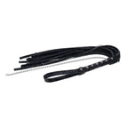 Sportsheets Velvet Noir Chain Flogger 43 cm Faux Leather and Hematite Chain Whip > Bondage Gear > Whips & Floggers