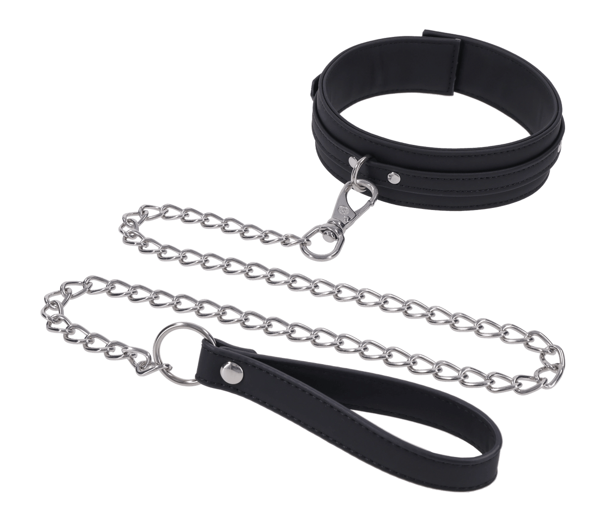 Signature Midnight Muse Detachable Silicone Collar And Leash > Bondage Gear > Collars & Leashes