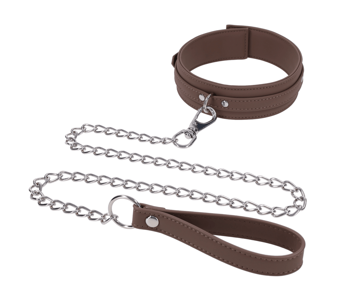 Signature Dawn Dream – Silicone Detachable Collar And Leash Brown > Bondage Gear > Collars & Leashes Main image
