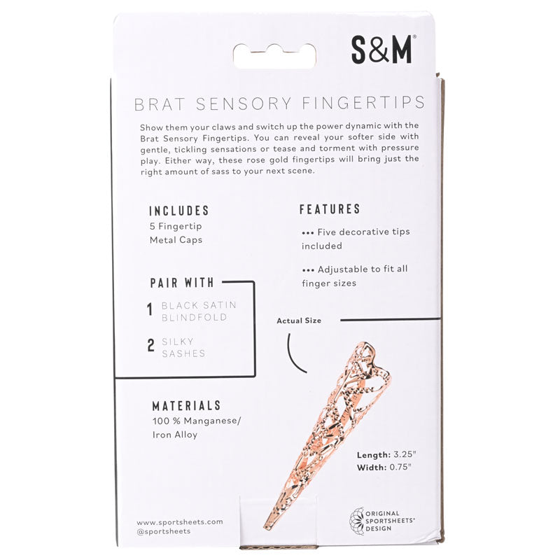 Sex & Mischief Brat Sensory Fingertips – Set Of 5 Pcs > Bondage Gear > Sensory Gloves