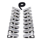 Edge Body Zipper Clothes Pins – Set of 16 Sensation Clamps with Cord > Sex Toys > Nipple Clips