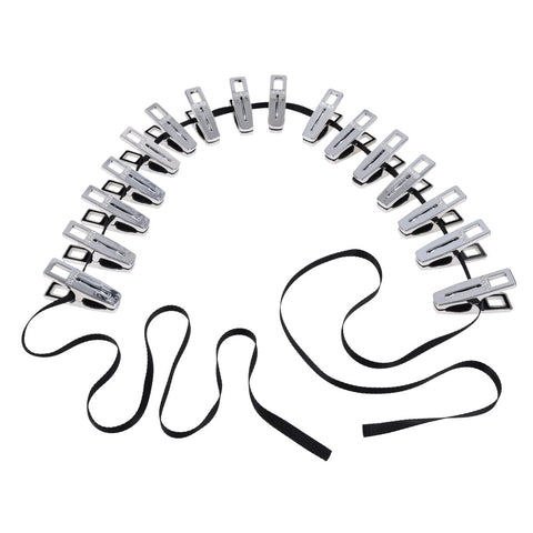 Edge Body Zipper Clothes Pins – Set of 16 Sensation Clamps with Cord > Sex Toys > Nipple Clips