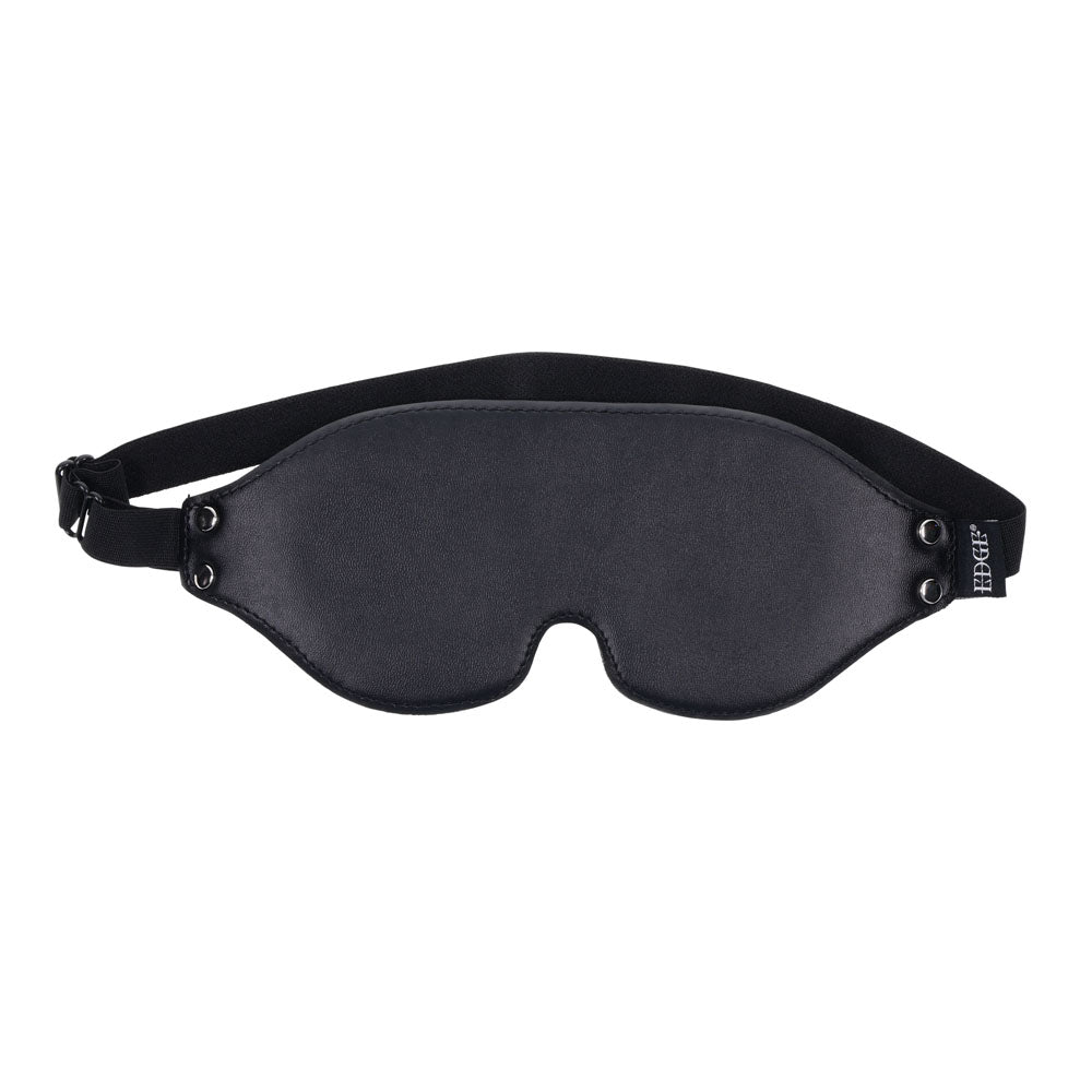 Edge Lights Out Blindfold Eyemask Restraint – Faux Leather Sensory Play Accessory > Bondage Gear > Blindfolds