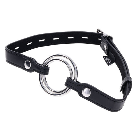 EDGE Interchangeable Ring Gag 3.5cm & 5.1cm Mouth Gag Restraint BONDAGE-TOYS