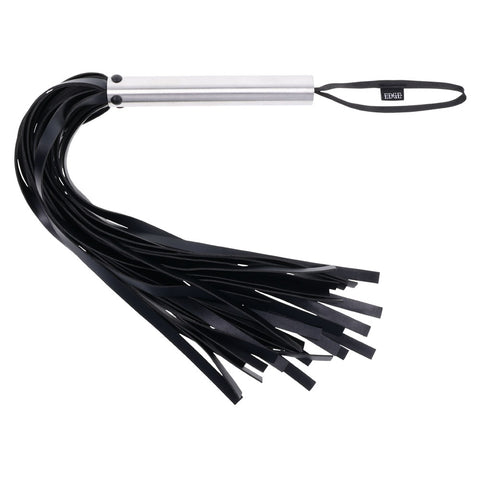 Edge Flogger Whip with Metal Handle for Impact Play > Bondage Gear > Whips & Floggers
