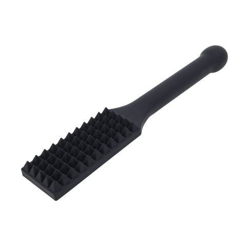 Edge Spiked Silicone Paddle – Spanking Paddle with Insertable Handle > Bondage Gear > Paddles