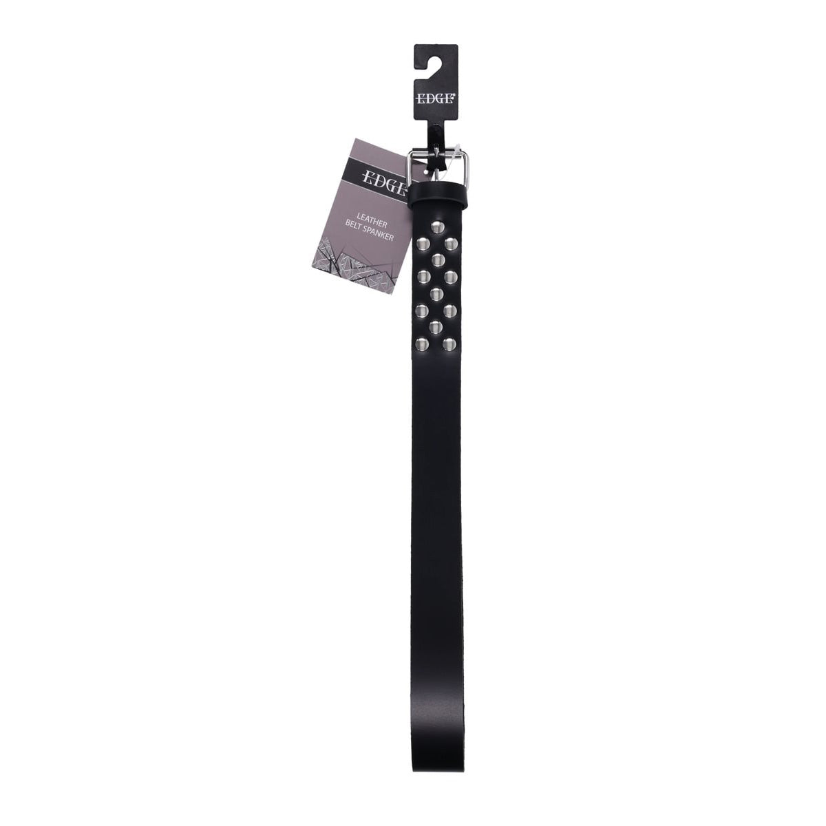 Edge Leather Belt Spanker – Leather Spanking Whip Black > Bondage Gear > Whips & Floggers Main image