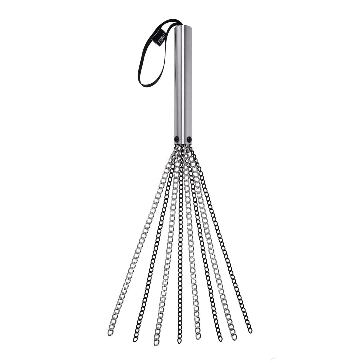 Edge Chain Flogger – Metal Weighted Impact Flogger Whip Silver > Bondage Gear > Whips & Floggers Main image