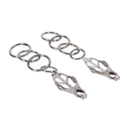 Edge Tuggable Clover Clamps – Metal Nipple Restraints > Sex Toys > Nipple Clamps